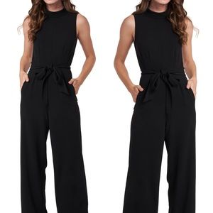 J. Crew sleeveless jumpsuit in Super 120s wool
